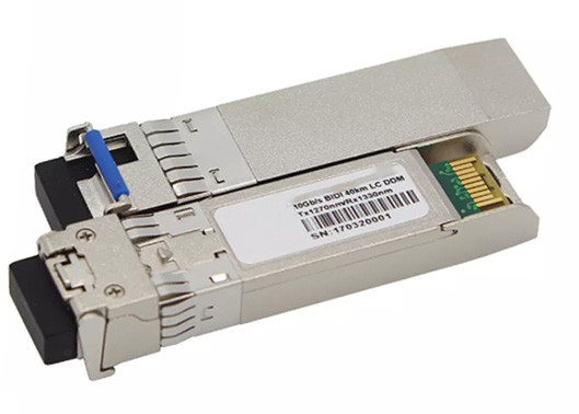 155M Bidi SFP 모듈 1310년/1550nm, 단순한 20km LC WDM SFP 모듈