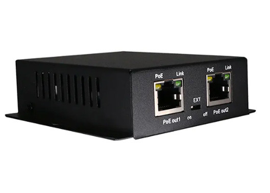 1 내지 2 포 교수 10/100Mbps 포와 IP 카메라 15w를 위한 네트워크 익스텐더 100m