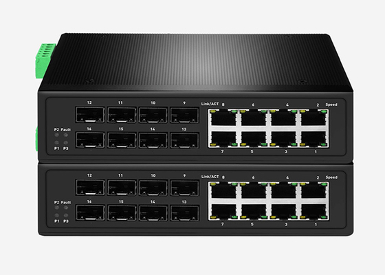 인더스트리얼 L2+는 8 포와 8 SFP 공항으로 기가비트 포 스위치를 관리했습니다
