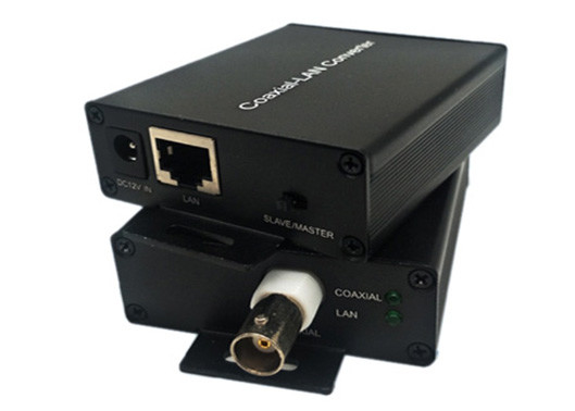 10/100Mbps 이더넷 오버 코아엑스 확장기 1*BNC+1*LAN 1.5km 전원 공급 DC12V
