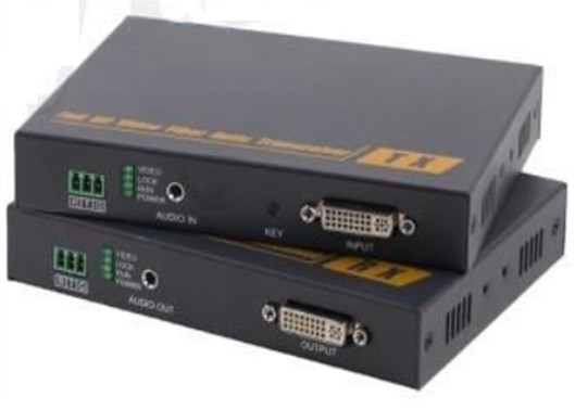 DVI에서 광섬유 변환기 광음파 DVI KVM 광섬유 확장기 KVM 제어