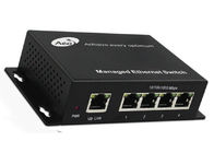 4가지 공항 기가비트 이더넷 네트워크 스위치  IPC 교수 250m VLAN CBIT 지원