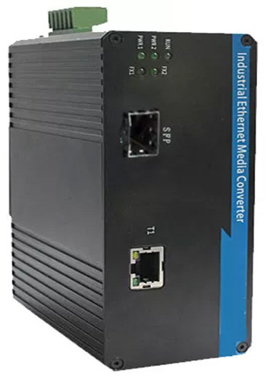 산업용 SFP 섬유 스위치 1 포트 100BASE SFP + 1 포트 10 / 100BASE-T